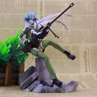 ☜◆Classic GGO Asada Shino Sinon Statue Game Anime Sword Art Online Series Phantom Bullet Sniper Rifl