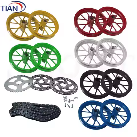 12.5'' Front or Rear rim 1/2x2.75 wheel hub use tire for Dirt Bike MX350 MX400 43CC 47CC 49CC Mini M