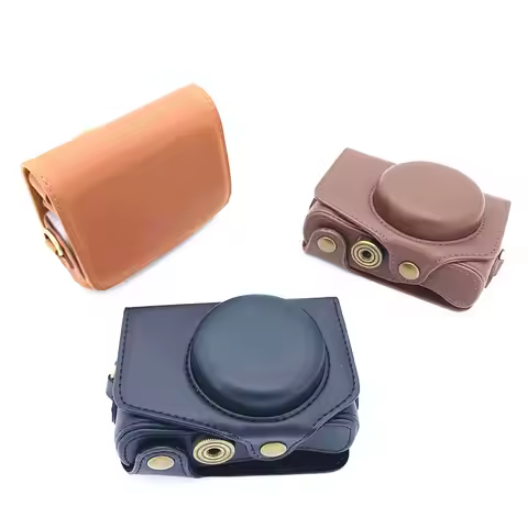 SX740/730/720 Synthetic Leather Camera Base Body Cover Kit Case Protector for Canon PowerShot SX740 