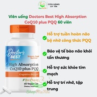 Viên uống CoQ10 hỗ trợ tim mạchnão bộ  Doctors Best High Absorption CoQ10 100mg.