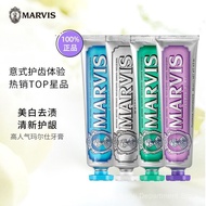 Italy MARVIS MARVIS MARVIS Toothpaste Mint Whitening Remove Yellow Fresh Breath Gum Care Mars Toothp