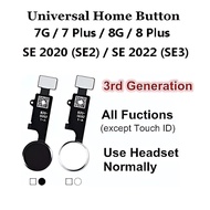 100% Work Universal Home Button For Phone 7 7G 7 Plus 8 8G 8 Plus SE 2020 2022 SE2 SE3  Return Flex 