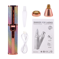 Woman Mini Epilator 2 in 1 Mini Electric Body Facial USB Rechargable Hair Remover Razor Depilator Fa