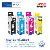 [ONE SET/COMBO] Original EPSON T664 (70ml) ink