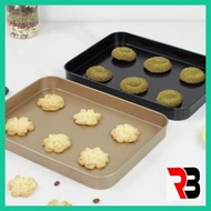 YK9 Loyang Bolu Gulung Cookies Persegi Panjang Anti Lengket Pastry Pan