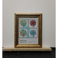 4R,5R,6R,8R,8 x 12, A4,10R, 11 x 14, 12 x 16, A3  Photo Frame Elegant Gold Frame (Hand Made in Malay