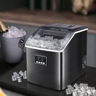 🚢HICON Ice Machine2022New Commercial Small Milk Tea ShopKTVBar Home Ice Machine Quick Ice Maker