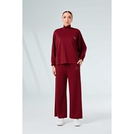 SHE DAZZLE Ae-Ra Set (Straight Cut) In Wine Berry