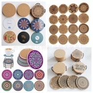 Frayed Coaster Cork Coaster Medium Fiber Board Cork Coaster Coaster Blank Coaster Placemat Coaster 2