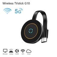 Mirascreen Ultra HD 4K อุปกรณ์สะท้อนหน้าจอแบบไร้สาย G10 5G Dual Band โปรเจคเตอร์ HDMI Dongle TV Stic