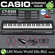 Casio CT-S300 61 Key Casiotone Electric Keyboard Basic Package Music Piano (CTS300 CT S300 CTS 300)