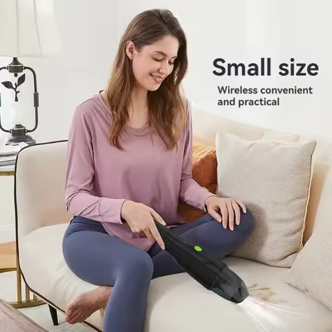 INLIG-Car Cordless Handheld Vacuum Cleaner,Dust Collector Mini Car Vacuum Cleaner, Powerful Suction 