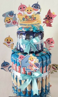 Bucket snack (Tart snack) / kue ulang tahun snack bisa tarik uang dan pilih tema