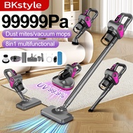 Bkstyle 99999Pa Cordless Dust Mite Vacuum & Mop Vacuum  8 in 1 multifun UV99.9% Bed Mattress Mite Re