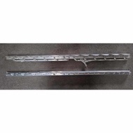 #Jalousie Frame Ordinary 4Blades - 15Blades for Louver Window 1Pair Mill Finished Aluminum