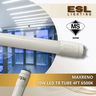 [SIRIM] Esl Lighting/TUBE Lights/Home Lights/1CTN 30pcs 4FT MAXRENO 20WATT LED TUBE T8