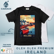 IRLANDIA 10-Piece SOUVENIR T-Shirt ASEAN COUNTRYTAG IRELAND Cotton Combed 24s SOUVENIR PREMIUM GIFT