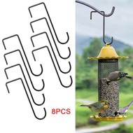 8 PCS Plant Hooks Hangers Garden Over Fence Hooks For Hanging Baskets Wall Hanging Fence Hooks