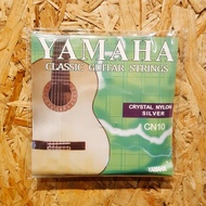Yamaha CN10 Crystal Nylon Silver [For Classical Guitar] String 1 Set Tali Gitar Klasik # Strings Lefthanded Kidal XPDC