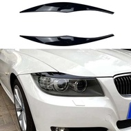 Headlights Car Eyebrows Eyelids Cover Eyelash Head Light Stickers Fit For 3 Series E90 E91 320I 33