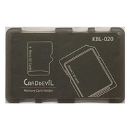 Memory Card Holder - 2 SD Card, 4 Micro SD Card [Compact Card Size] SD Micro-SD記憶卡儲存卡套 - 2個SD卡、4個MicroSD卡儲存卡槽 及 放丟失挂繩孔