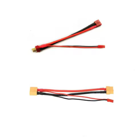 RC Aircraft Deans T Plug XT60 Extension Cable with JST Parallel Battery Connector Plug Adapter for R