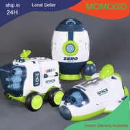 9*9*11cm Astronauts Space craft rocket spacecraft children's inertial deformation toys Festival gift