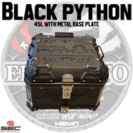 sec adamantium, freedom, black hawk, black ghost, secure 36L 45L 56L 57L & 60L hard plastic top box