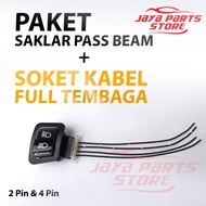 Saklar Pass Beam Honda BEAM 3 MODE HONDA VARIO 125 150 LED OLD LAMA