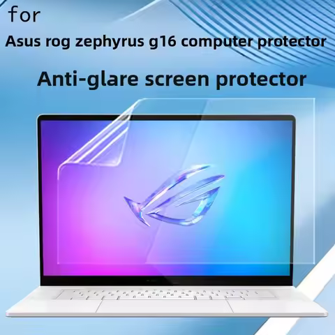 2025For ASUS ROG Zephyrus G16 GA605 computer screen protector keyboard cover blue anti-glare transpa