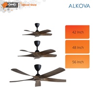 Alkova 42" / 48" / 56" AXIS 5 blades DC Motor Ceiling Fan (Oak) - AXIS42/5B-OAK, AXIS48/5B-OAK, AXIS