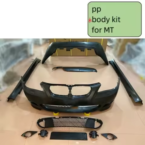 For BMW 5 series E60 upgrade M2C M5 M4 M6 MT Body kit Front Rear bumpe Engine hood side skirt tail t