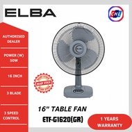 Elba [Authorised Dealer] 16" Table Fan ETF-G1620(GR) - Elba 1 Year Warranty