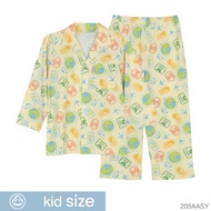 Josilins ชุดนอน เด็กชาย ป้าย momoji เสื้อคอปก แขนยาว กางเกงขายาว ผ้ายืด 2025