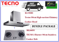 TECNO HOOD AND HOB BUNDLE PACKAGE FOR ( KA 9980 &amp; SR 288SV) / FREE EXPRESS DELIVERY