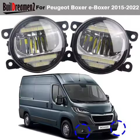 30W Car H11 LED Fog Light Daytime Running Lamp DRL 2 Pieces For Peugeot Boxer e-Boxer 2015 2016 2017