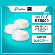 【New】TP-Link Deco BE25 BE5000 WiFi 7 Whole Home AI-Driven Mesh WiFi Router with Homeshield (1 / 2 / 