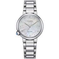 Citizen L Eco-Drive EM0910-80D Ladies Stainless Steel Solar Fashion Watch Mother of Pearl Dial