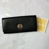 全新 MK Michael Kors 長銀包 Black
