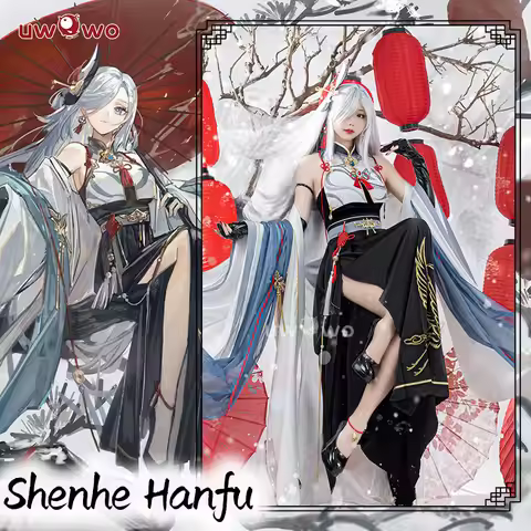 2025 Shenhe Cosplay Genshin Impact Fanart Shenhe Chinese Dress Traditional Clothing Liyue Cosplay Ha