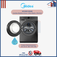 Midea MF200D100WB Combo Washer Dryer (10Kg Wash / 7Kg Dry) Inverter Quattro FRE KETTLE JAR
