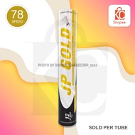 JP Gold Badminton Shuttlecock Speed 78 Indonesian Imports _kc241207