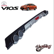 ♞Toyota Vios 2014-2017 Rear Bumper Diffuser #Vroomsters