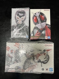 Bandai SHF Masked Rider 幪面超人 榮光昭和系列3盒套裝 新旋風號 新2號 修卡 嘰嘰兵