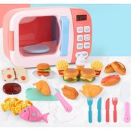 RV7F21 [31 pcs toys] CHILDREN'S MICROWAVE PLAYSET TOYS | OVEN TOYS | COOKING TOYS