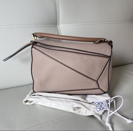 Loewe Puzzle Small Bag (Sand & Mink)
