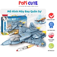 Military Toy Assembly Model: Fighter Plane, Tank, Navy Ship, Airport - Unleashing Children's Thinkin