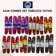 ASIA COMBO SET - TUBELESS TAYAR TIRES MOTORCYCLE TYRE AT238/AT100/AT900