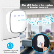 150/300M Wireless Door Bell IP44 Waterproof 1 receiver
