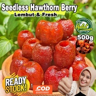 Seedless Hawthorn Halal Dried Fruit Hawthorn Snack Buah Hawthorn Buah Hawthorn Berongga 空心山楂果 山楂干